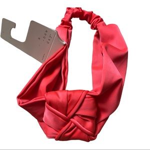24 HRS SALE ONLY Satin Knot Headwrap - A New Day™ Orange